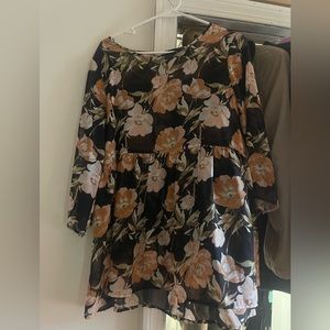 Baby doll chiffon top/dress without lining